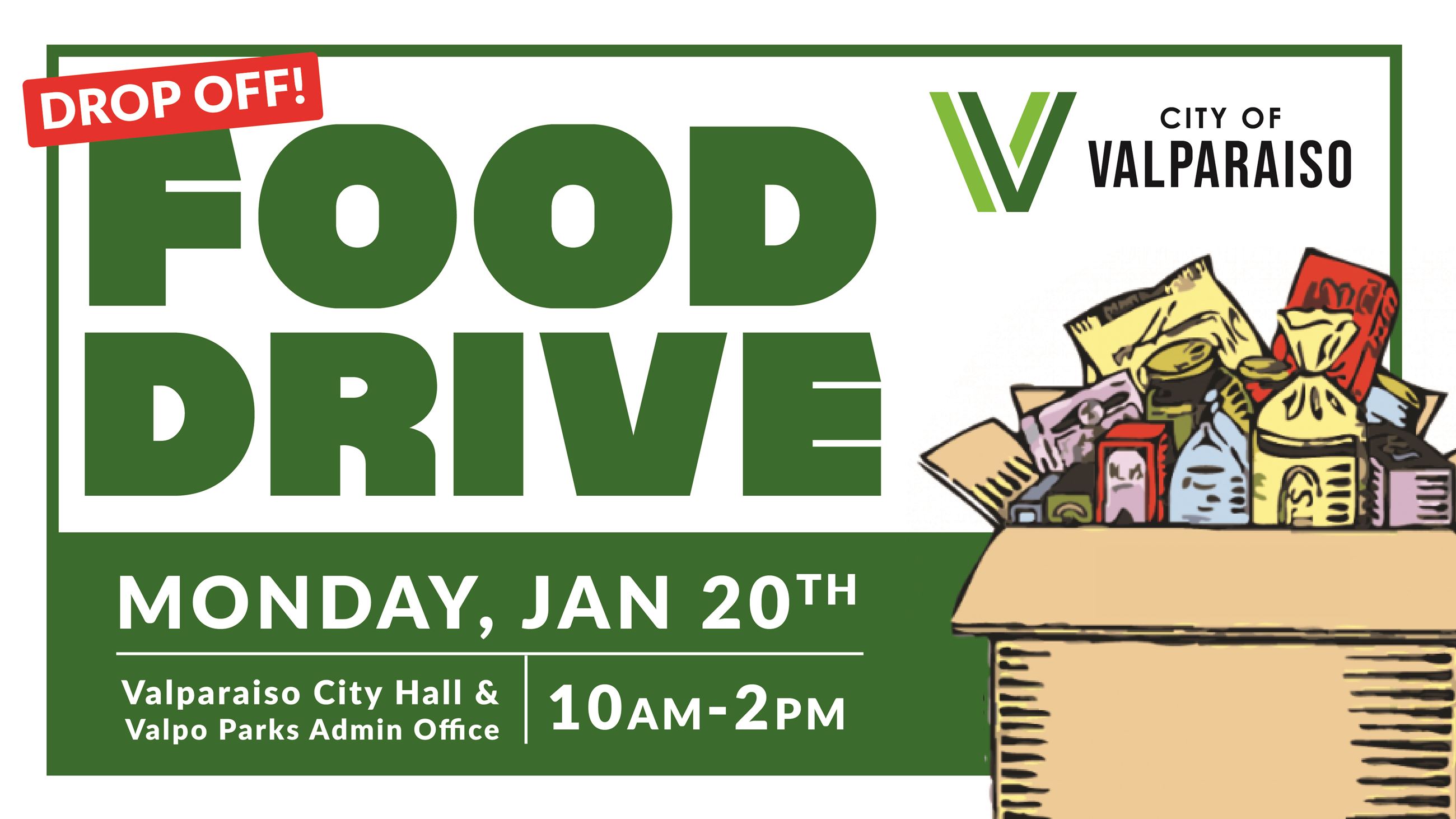 CityOfValpo_FoodDrive FBEvent 2025 DropOff