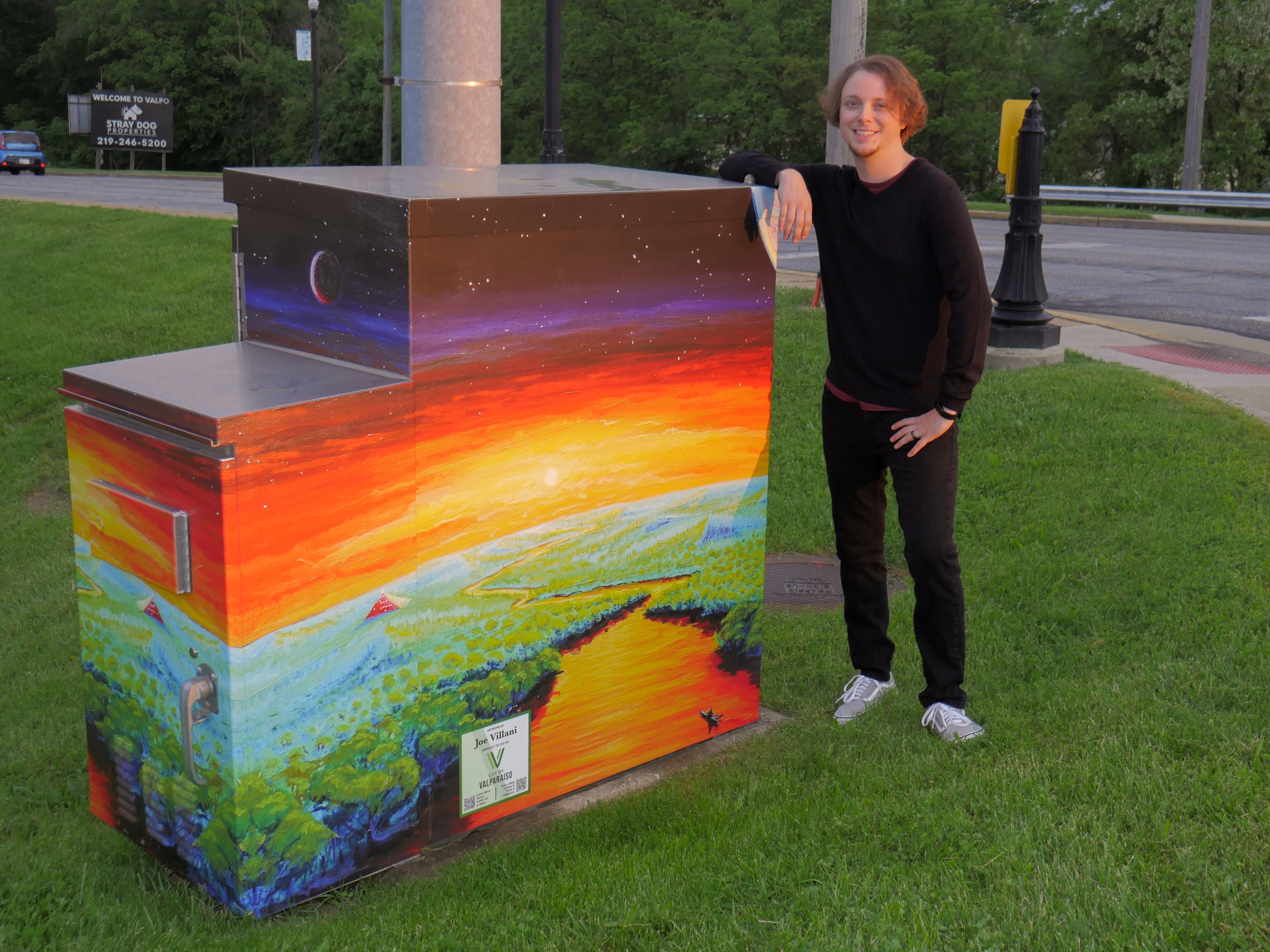 Joe Villani Valpo Utility Box Photo