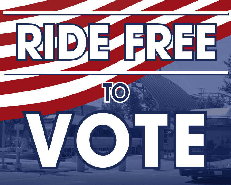 Ride free to vote