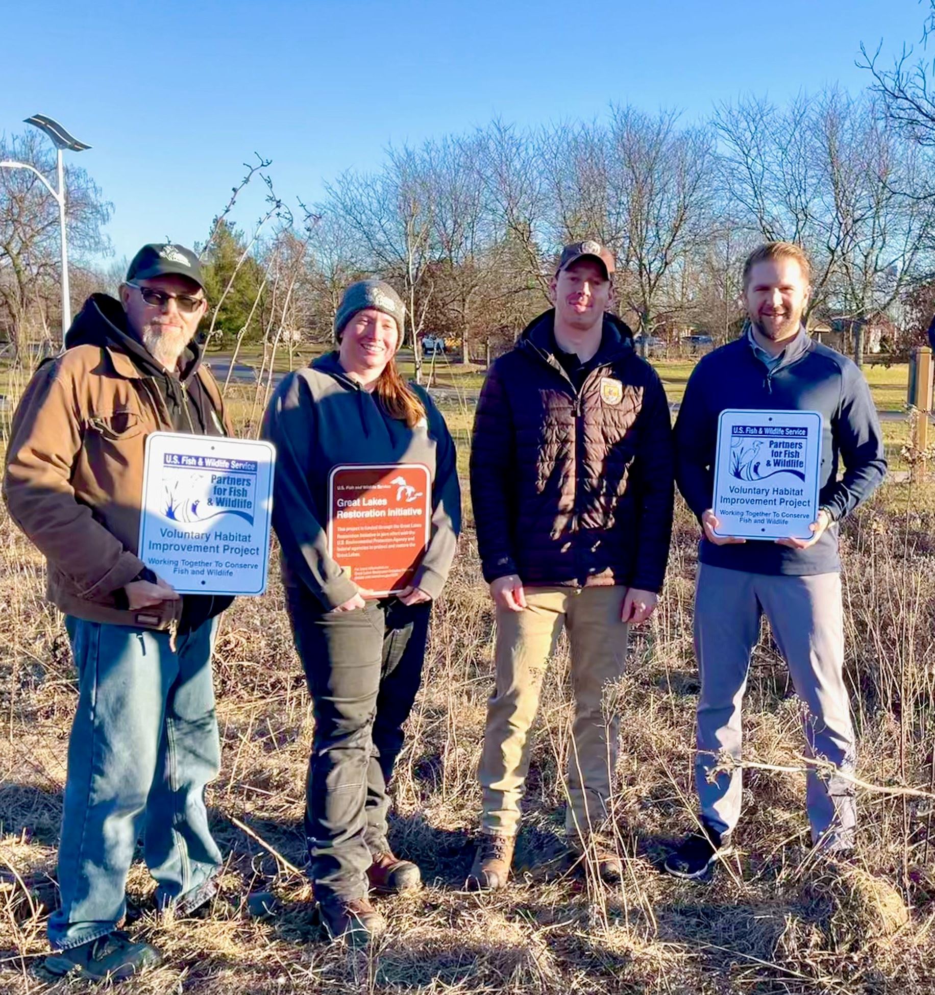 Parks and Fish and Wildlife for habitat project